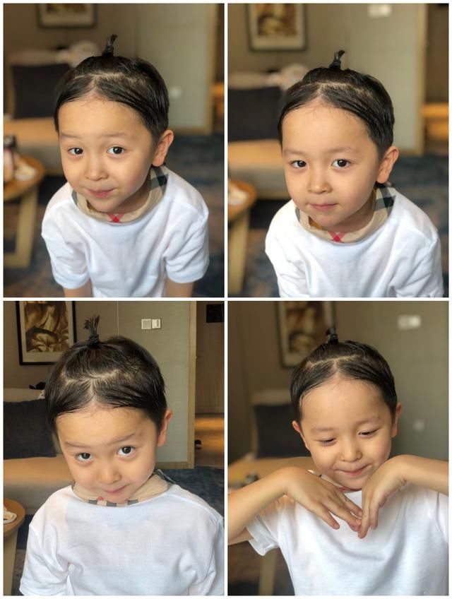 亲子装还能这么穿？邓莎大麟子私服穿搭大玩撞色，时髦又耐看