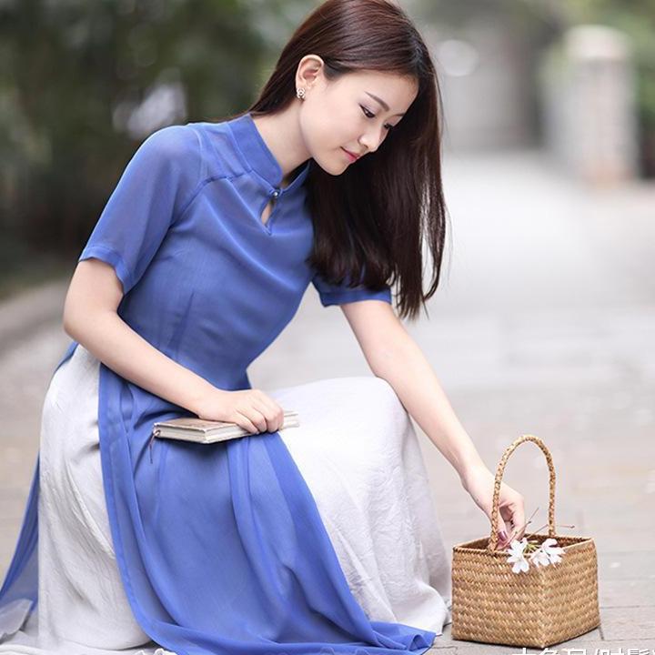 曼妙身姿美如画, 中国风连衣裙穿出倾城倾国的东方美