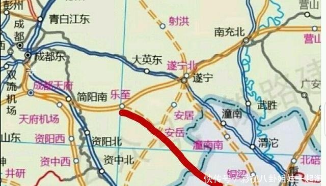「成都东进」成渝高铁中线·过境简阳、乐至、安岳