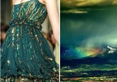 原来时装周上这些好看的服装,灵感都来源于大自然