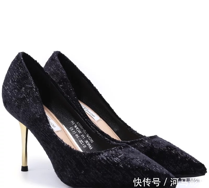 「拥有」绒面钉子跟的高跟鞋,让你拥有华丽的贵族气质