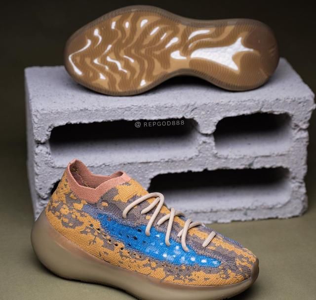  [发售]全新满天星 Yeezy 380 上脚照来了！颜值一言难尽...