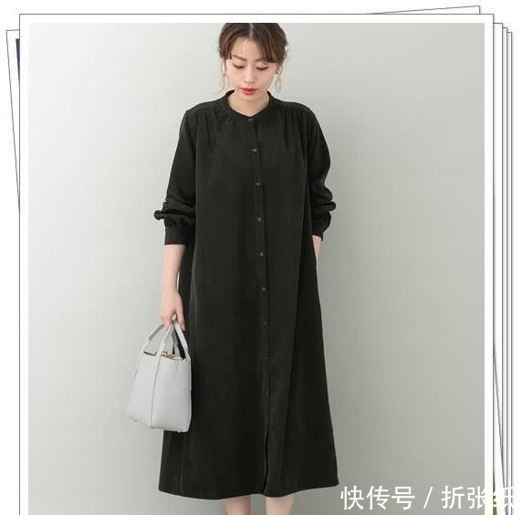  『春季造型』小黑裙别乱买！黑色衬衫连衣裙才更实用，24个春季日系造型示范