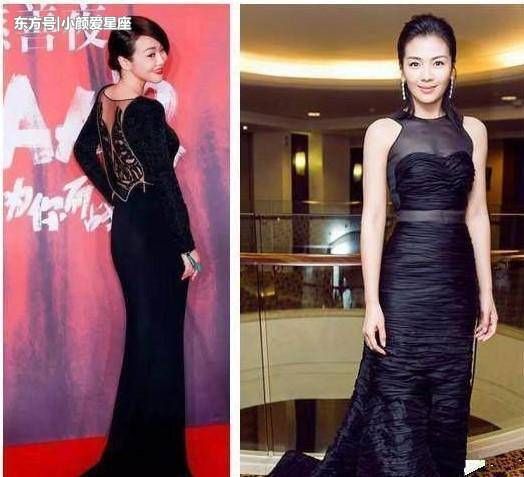 40岁刘涛撞衫47岁闫妮，网友:气质差距可不止一个7岁!