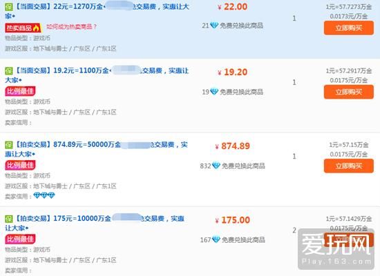 DNF全区金币开始崩盘 玩家吐槽限额10亿该背