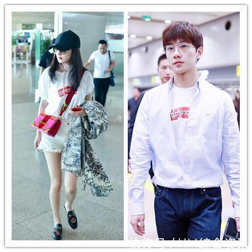 撞衫不可怕，可怕的是撞成“情侣”衫，易烊千玺还撞了不止一次！