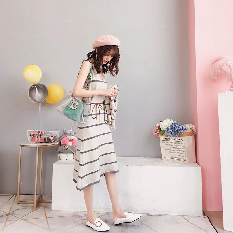 可遇不可求的针织套装，优雅大方又显瘦有型，给老婆买2件都嫌少