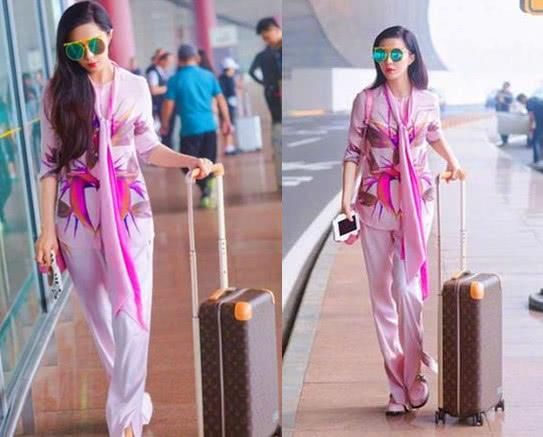 厉害了范冰冰!一身粉色打扮装嫩成功，网友感叹:真少女无疑了!