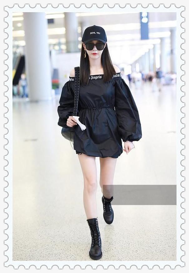 没唐嫣的体重别穿泡泡袖短裙，像沈梦辰这样胳膊比腿还粗就尴尬了