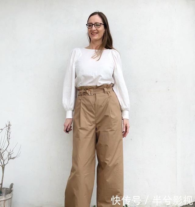  [早春季节]梨型身材愁穿搭？不怕！纸袋裤一穿，遮住短板还时尚！