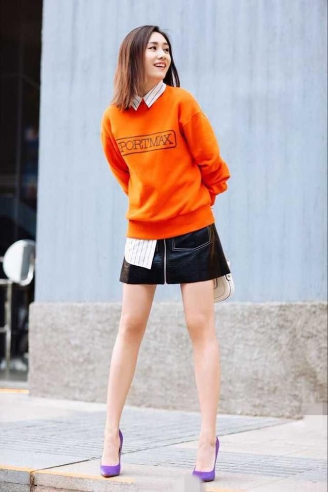 她是娱乐圈隐藏的“腿模”，一双修长白皙的腿美的让人无法呼吸!