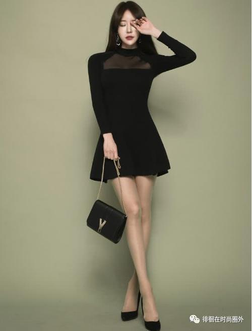 法式浪漫裙子，高跟鞋大美女，心猿意马