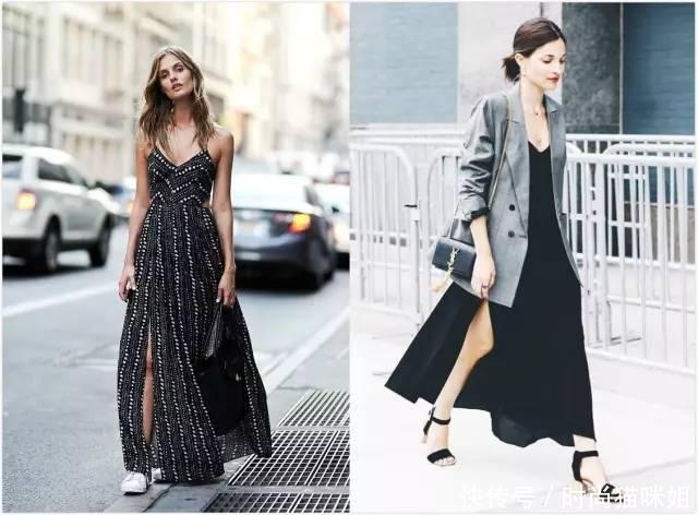 自带小风扇，开衩裙让你的美腿透透气！