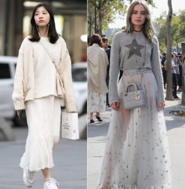  #冬天#今冬流行的3款半身裙，腿粗的女人尽量避开，款式时髦却容易显胖