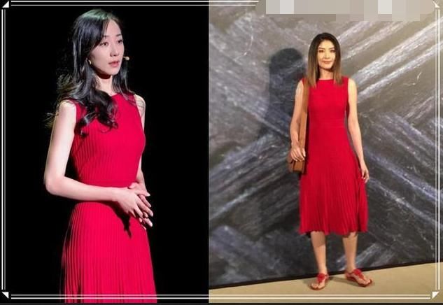 45岁的陈慧琳击倒35岁的韩雪，气质没落后，但最终会变成她的发型