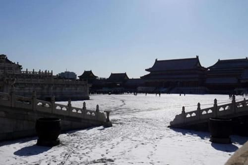 雪景故宫带着历史感的美