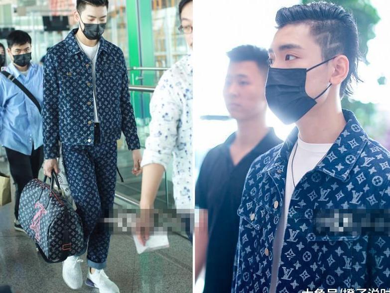 22岁王子异老花印花套装豪气足, 潇洒帅气又时髦, 网友: 真帅