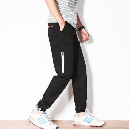 科技宅福利:时尚撞色，飒顿男士纯棉束脚哈伦裤28元