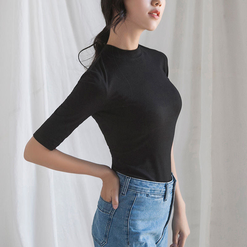 性感妩媚的秋季打底衫全在这里，超级适合上身微胖的女人穿