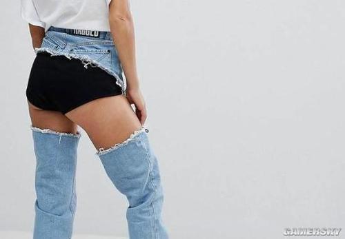 裤子也能露出绝对领域？国外时尚圈的奇葩破洞牛仔裤