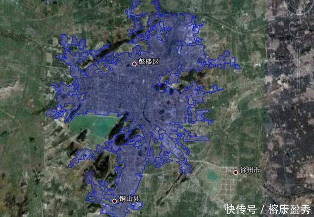  【徐州】江苏建成区面积最大的五座城市，南京第一，徐州也不小