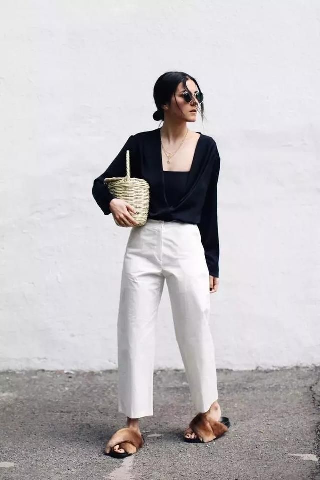 九分裤给我剪了一刀之后，发现搭配什么都巨好看！