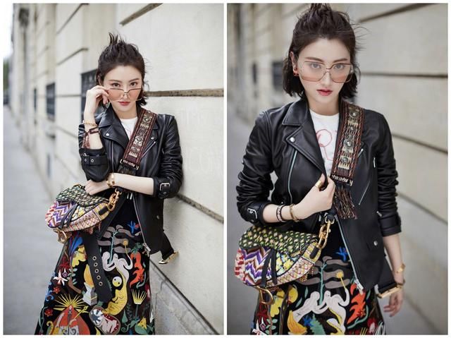 迪奥马鞍包创新图案再度来袭,景甜杨采钰带货再次点燃马鞍包潮流