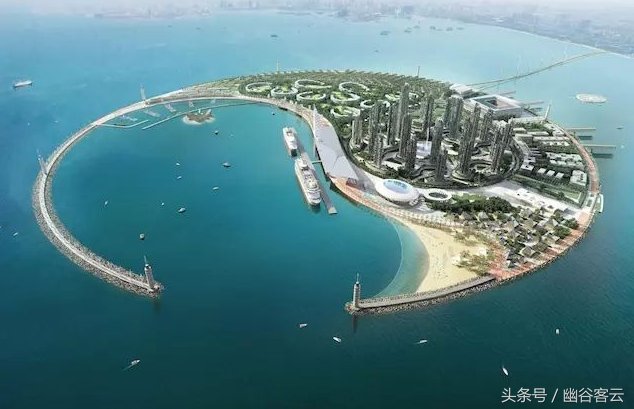 我国最“牛”的填海工程:欲打造“东方迪拜”，形状似太极八卦