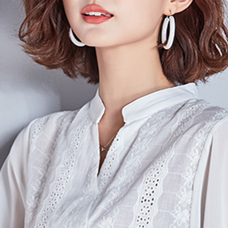 上班女人最爱的“秘书衫”，搭配包臀裙，勾勒出姣好身材