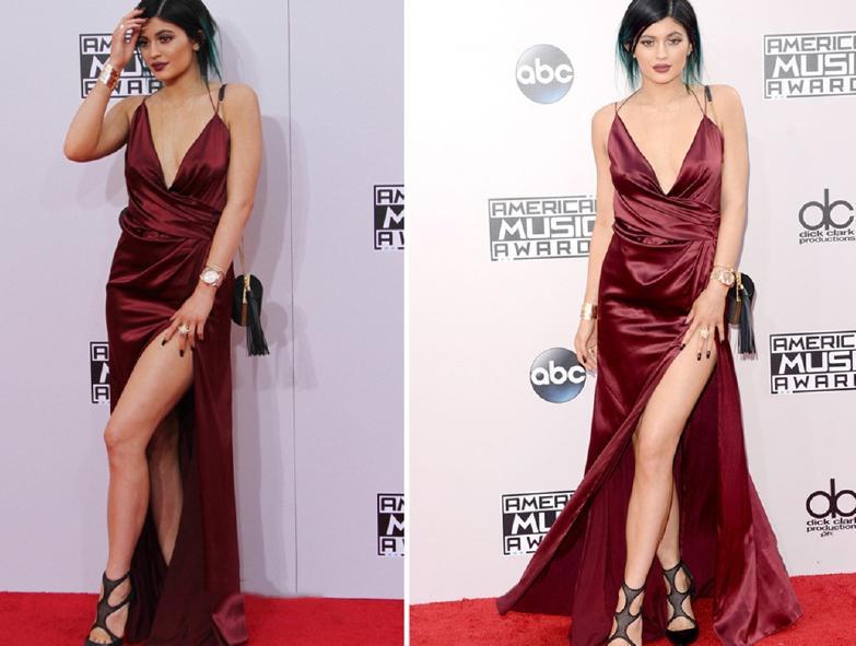 凯莉·詹娜穿露肩礼服过生日，蝴蝶背抢镜，怪不得她爱穿露背装