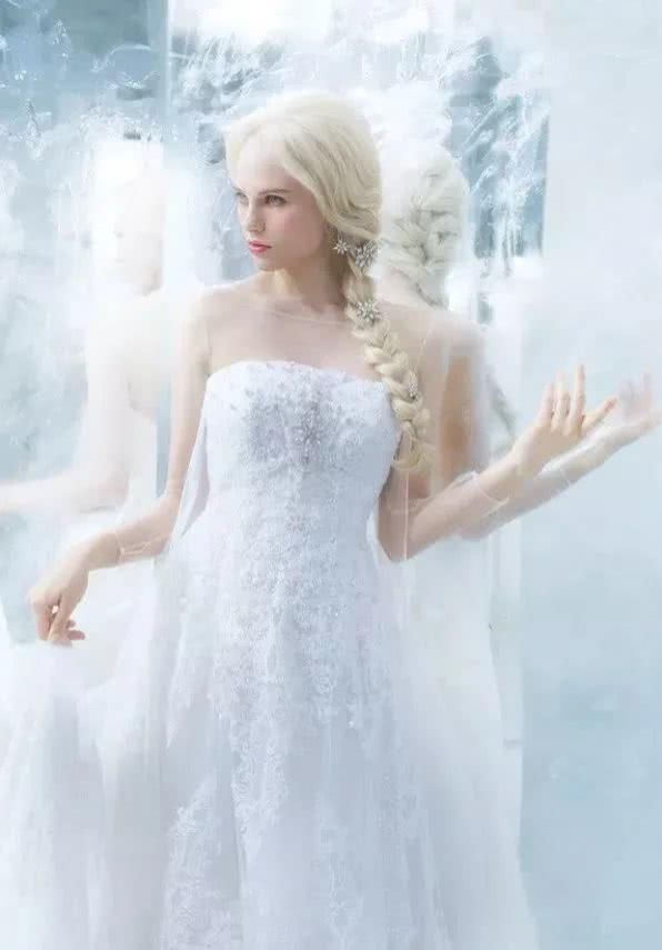  [公主联名]把冰雪奇缘做成婚纱！这些迪士尼公主穿的婚纱裙也太好看了！