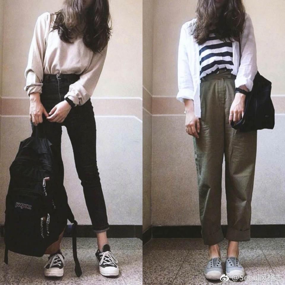 18款舒适耐看的初秋简约穿搭示范，细节是提升时尚感的point!
