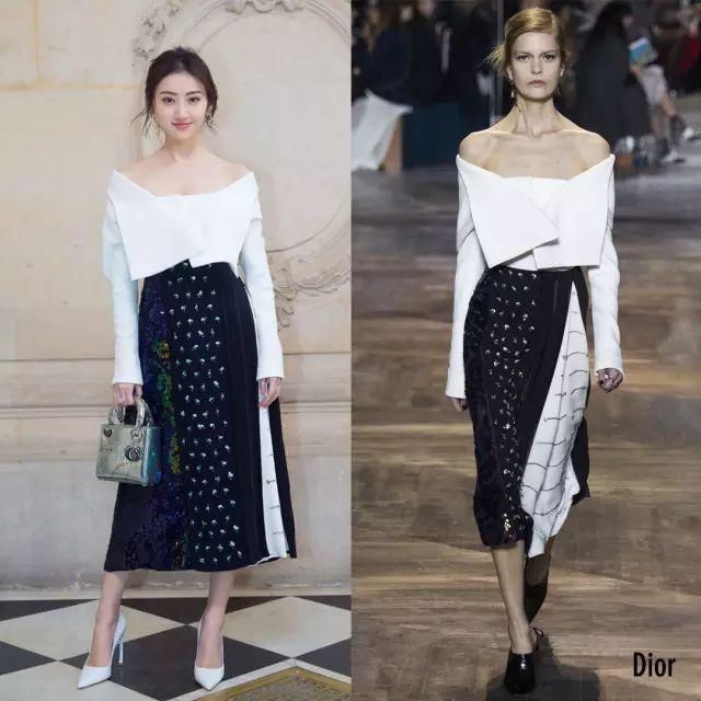 景甜出大招了！纽约看秀丝绒裙装精致迷人，这双美腿又来抢镜了