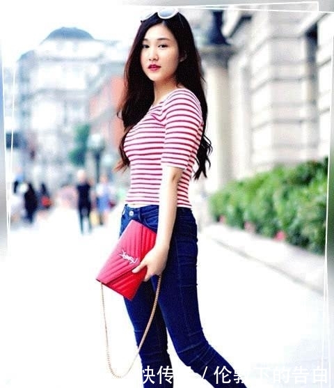贴合:紧身牛仔裤完美贴合身形,轻松百搭,穿出时尚女神范儿