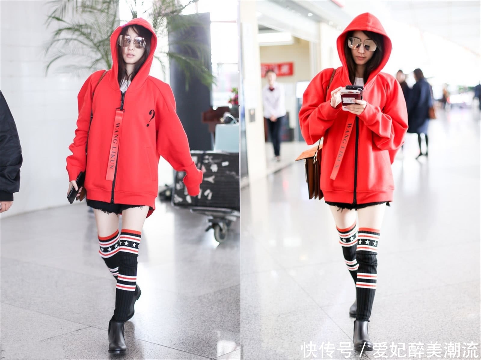 王丽坤真猛！这么紧的上衣也要硬塞进去，网友：为了显瘦豁出去了