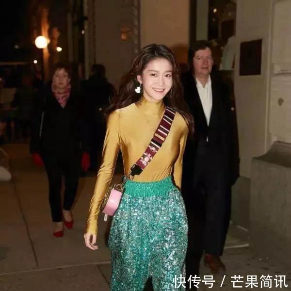唐嫣这次穿的裙子难度太高了，而热巴的高跟鞋更不是你想穿就能穿