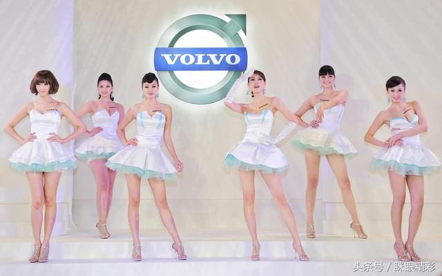 Volvo车展“女神”车模,极品大长腿的香车美人