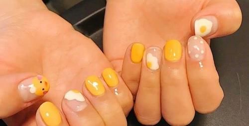 【感觉】春天就要活泼一点，7款黄色系的美甲，能可爱，可淑女，有个性！