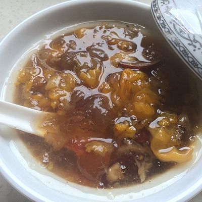  『养颜』桃胶黄金耳雪莲养颜羹
