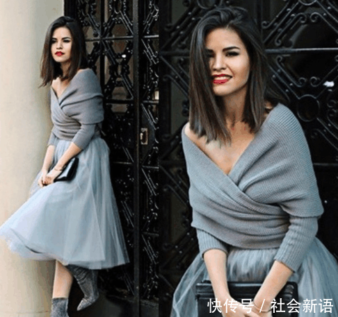 女子在网上买了件宽松毛衣, 穿上后手完全无法动弹, 让人哭笑不得