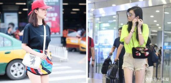 古力娜扎亮相，越来越美了，这条短裤是不是自己剪的