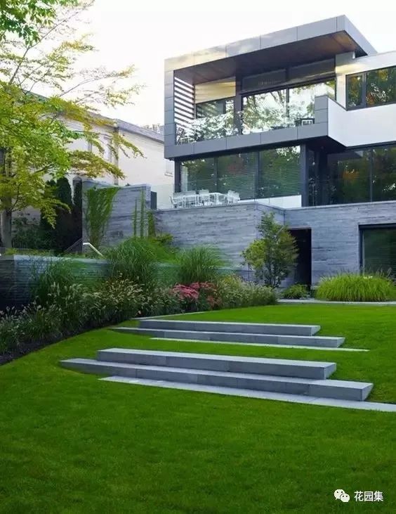 坡地庭院，高差处理的细节之美
