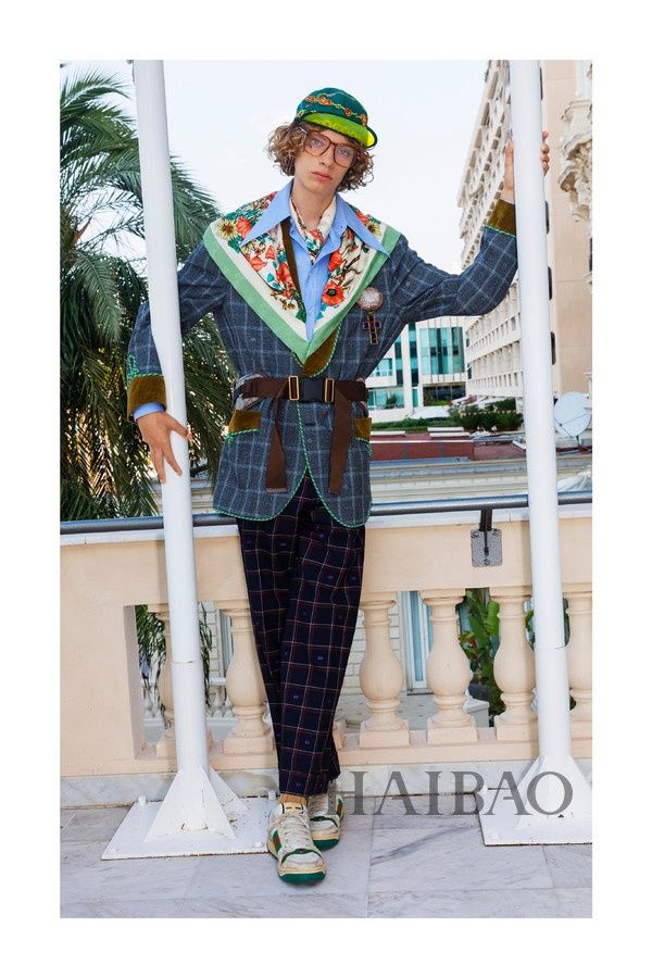 古驰  2019早春男士系列Lookbook:米开理心中的浮华世界!