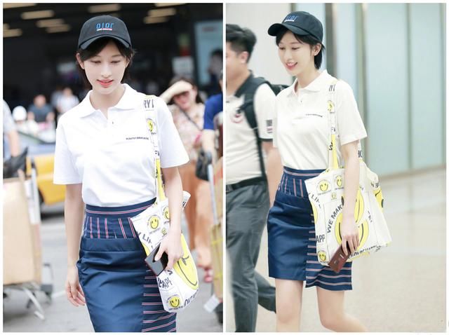 今年流行的polo衫怎么穿，张俪实力演绎高段位穿法，满屏的青春感