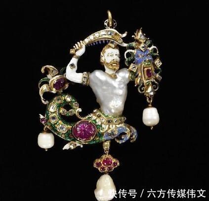 #珠宝首饰#设计师得有多大的想象力,才能设计出这件巴洛克珍珠珠宝厉害