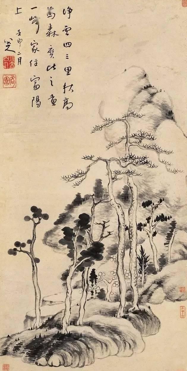 『作品』他在中国艺术史上的地位, 就像梵高在西方艺术史上的地位一样。