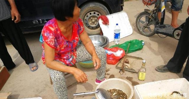 原以为农村大妈是在售卖小鱼仔,捞起来看清,让人难释怀！