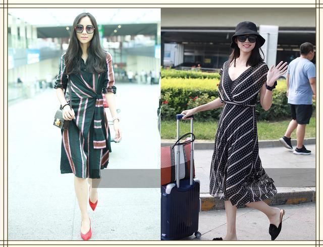 如果说韩雪的条纹裙是仪态万千，那张梓琳绝对称得上风情万种了！