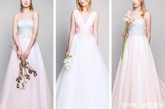 粉彩|Blumarine粉彩婚纱礼服:烂漫淡彩美味可口,3D花瓣和服装印花好烂漫!