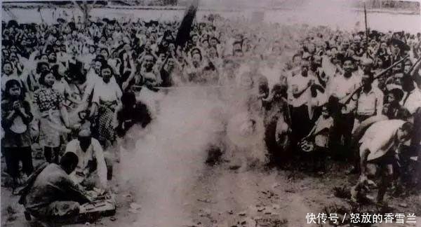  食堂|50年代罕见老照片农民斗地主，公社食堂吃大锅饭